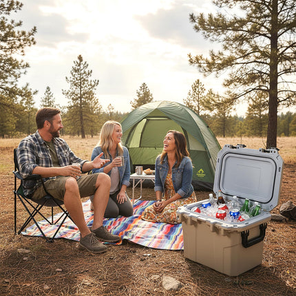 Goplus 53QT Insulated Ice Retention Cooler Keep Ice for 5 Days