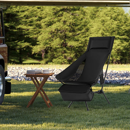 Goplus Portable High Back Camping Chairs | Lightweight Compact Collapsible Lawn Chairs
