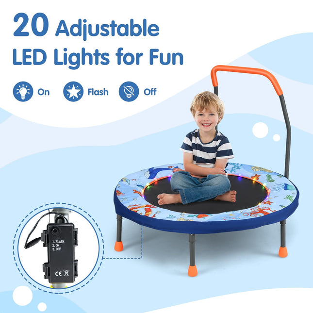 Goplus 36'' Foldable Toddler Trampoline for Kids