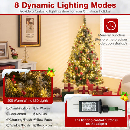 5ft Pre-Lit Christmas Tree - Goplus