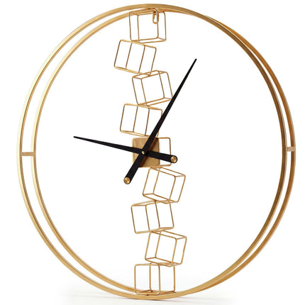 Goplus 27" Nordic Style Big Metal Wall Clock | Battery-Operated Wall Decoration