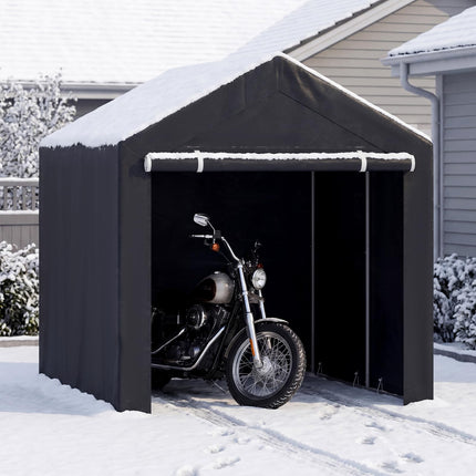 Goplus 7.2 x 5.2 FT/6 x 4 FT/5 x 3 FT Heavy-Duty Portable Storage Shed