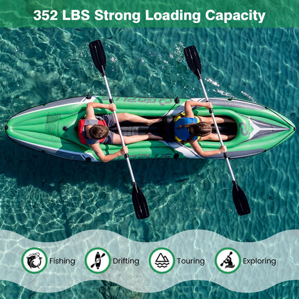Goplus Inflatable Kayak 2 Person 11.5 FT Tandem Touring Kayak