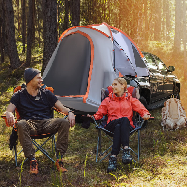 Goplus Truck Bed Tent, Waterproof PU2000mm Pickup Truck Tent for 2 Person with Removable Rainfly - GoplusUS