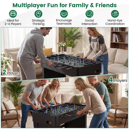 Goplus 47" Competition Full Size Soccer Game Table with 22 Players & 2 Balls