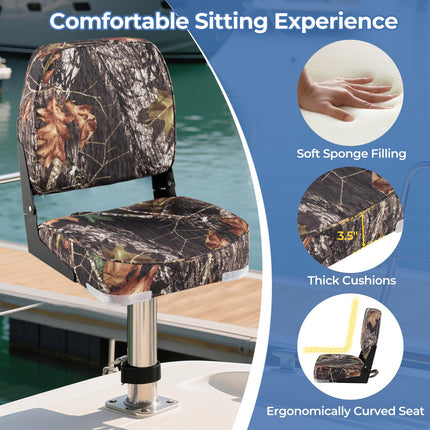 Goplus 2 Packs Boat Seats Thickened Sponge Padding