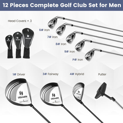 Goplus Complete Golf Club Set for Men