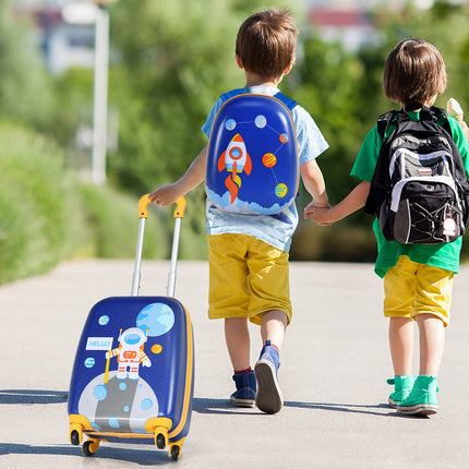 2PC Kids Luggage, 12" & 16" Kids Carry On Luggage Set - GoplusUS