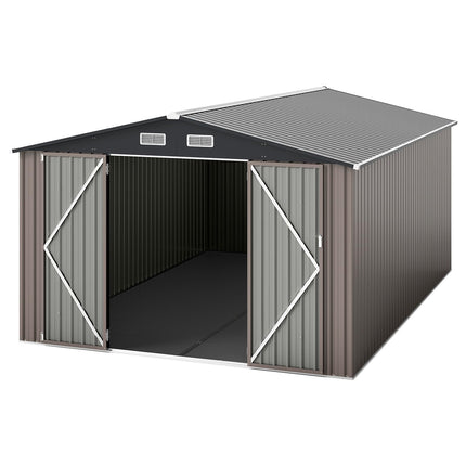 Goplus Plastic Floor Frame Kit for 14 x 10 FT Storage Shed