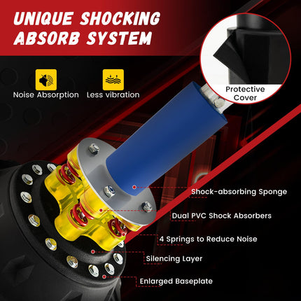 Goplus Freestanding Punching Bag, 71" Heavy Boxing Bag with 25 Suction Cups, Boxing Gloves, Filling Base