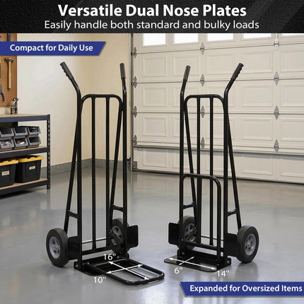 Goplus Hand Truck Dolly Heavy Duty Metal Moving Dolly Cart