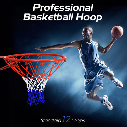 Goplus Replacement Basketball Rim Net, 18inch Portable Basketball Hoop