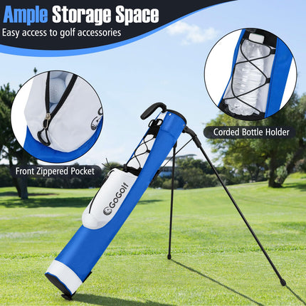 Goplus Lightweight Golf Stand Bag for The Driving Range Par 3 and Executive Courses