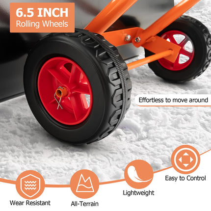 Goplus 30" Snow Shovel with Wheels