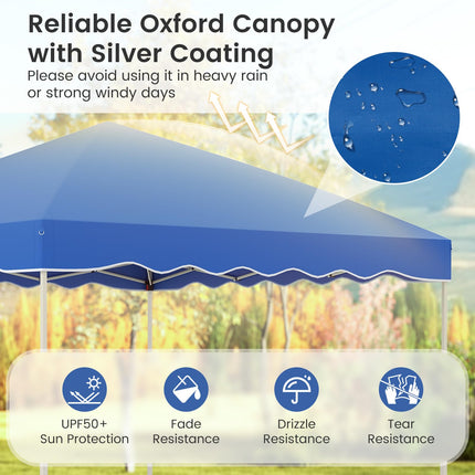 Goplus 10 X 10 FT Pop up Canopy Tent with Wheeled Bag