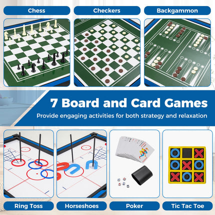 Goplus 14-in-1 Multi Game Table | Combo Game Table for Home Arcade Game Room