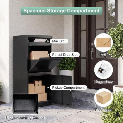 Goplus Package Delivery Boexes for Home Office (16" x 15" x 40.5")