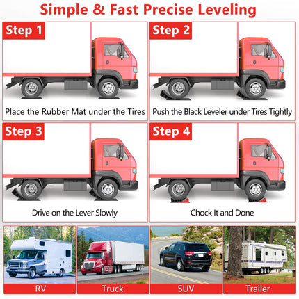 Goplus Camper Leveler 2 Packs
