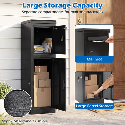 Goplus 12.5" x 16.5" x 43.5" Package Delivery Boexes for Outside
