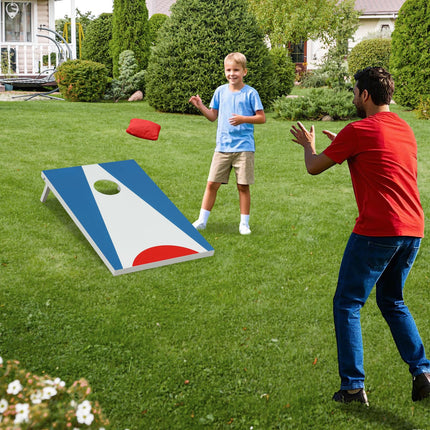 Goplus 3 x 2FT Cornhole Board Set with 8 Bean Bags