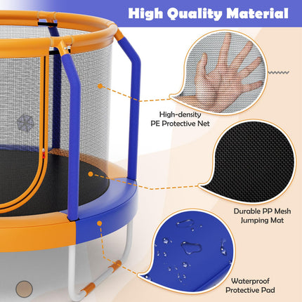 Goplus Kids Trampoline, 48" ASTM Approved Recreational Trampoline with Safety Space Design