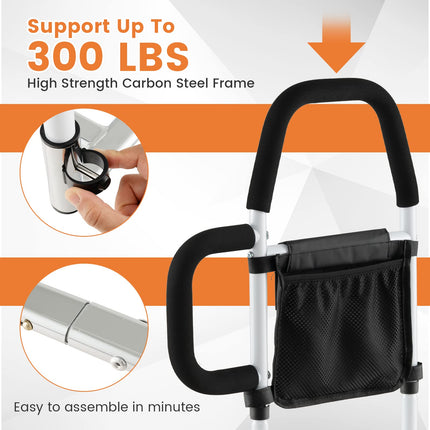 Goplus Bed Rails for Elderly Adults, Medical Bed Support Bar Mobility Assistant
