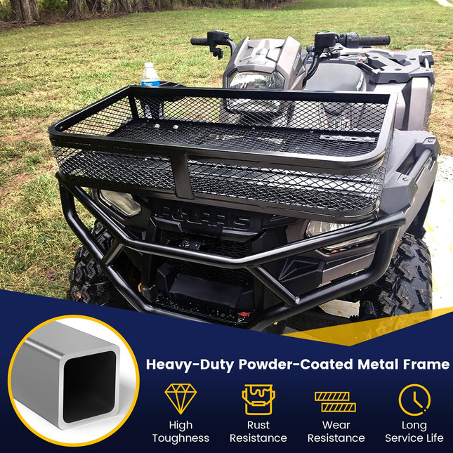 Goplus ATV Front Rack Universal ATV Storage Rack 36.5”L x 17.5”W x 6.5”H