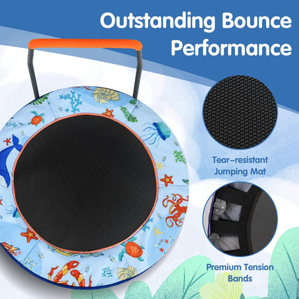 Goplus 36'' Foldable Toddler Trampoline for Kids