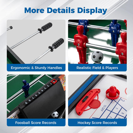 Goplus 14-in-1 Multi Game Table | Combo Game Table for Home Arcade Game Room