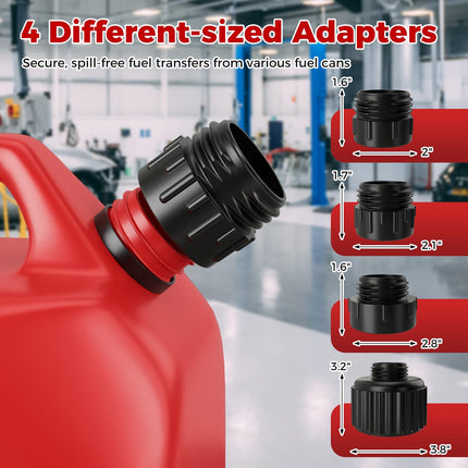 Goplus Power Battery Fuel Pump with Adjustable Flow Nozzle
