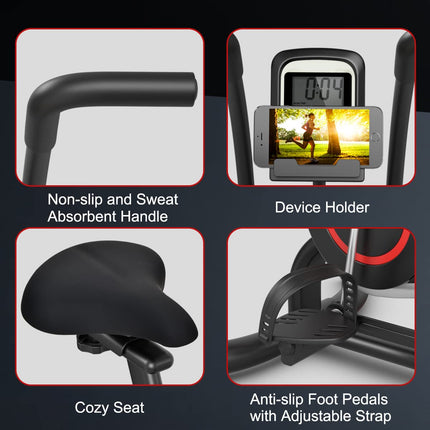 Goplus Air Bike, Fan Exercise Bike with Unlimited Resistance - GoplusUS