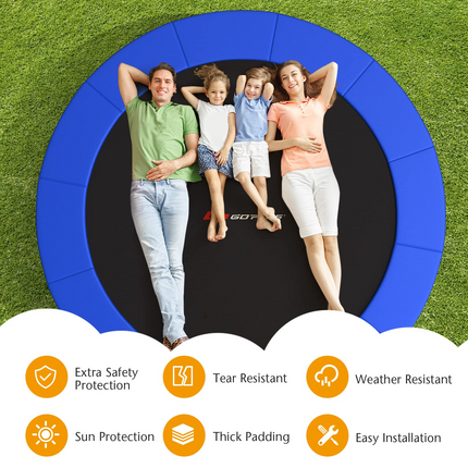 Goplus Trampoline Replacement Pad, 16FT 15FT 14FT 12FT 10FT 8FT Trampoline Spring Cover - GoplusUS