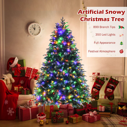 Goplus 5 ft / 6 FT Pre-Lit Artificial Christmas Tree - GoplusUS