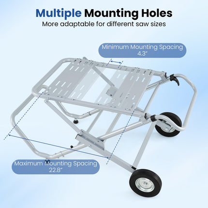 Goplus Portable Table Saw Stand |150 KG Load Capacity Tablesaw Stand