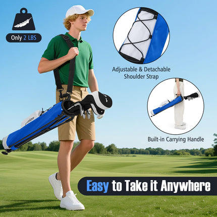 Goplus Lightweight Golf Stand Bag for The Driving Range Par 3 and Executive Courses