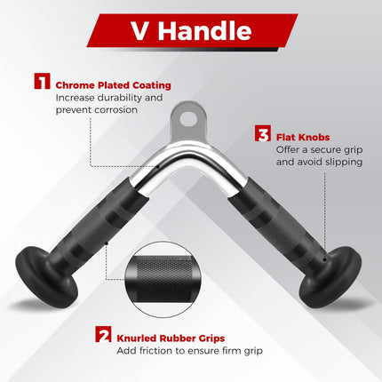 Goplus Cable Machine Attachment Set