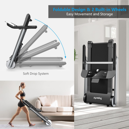 Goplus Heavy Duty Folding Treadmill for Gym - GoplusUS