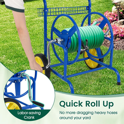 Goplus 230 FT of 5/8" Large Capacity Garden Hose Reel Cart