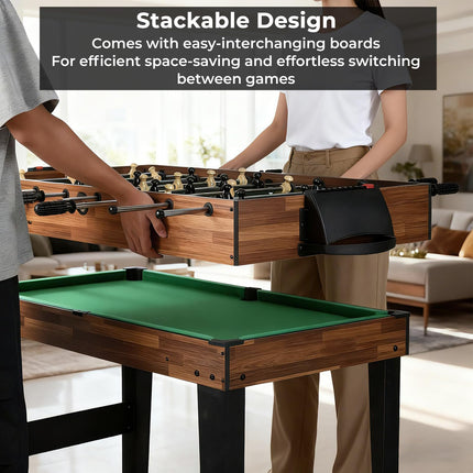 Goplus 10-in-1 Multi Game Table Set | Adult Size Combination Game Table
