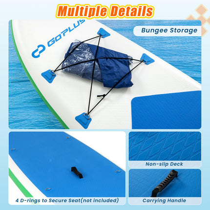 Goplus 11FT  Inflatable Stand Up Paddle Board with Waterproof Phone Bag