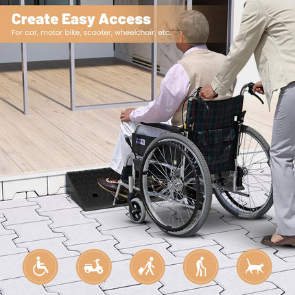 Goplus Curb Ramp 2 Pack