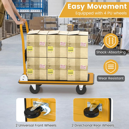 Goplus Moving Platform Hand Truck for Loading & Storage | 660LBS Max Load