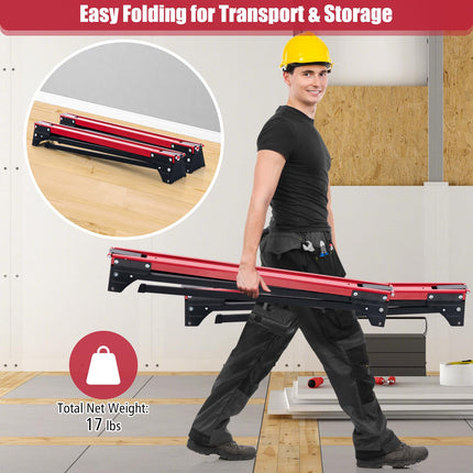 Goplus Saw Horses 2 Pack Folding