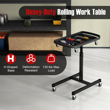 Goplus 31.5”-48.5” Height Adjustable Workbench with Detachable Part Tray
