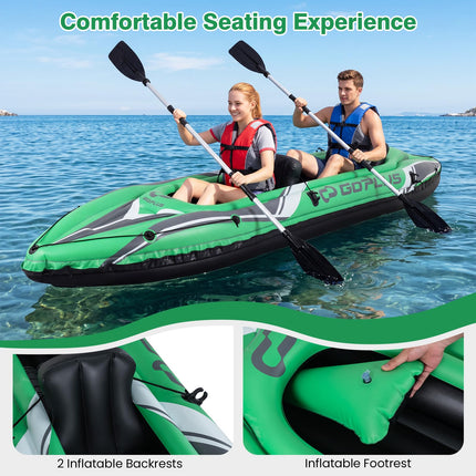 Goplus Inflatable Kayak 2 Person 11.5 FT Tandem Touring Kayak
