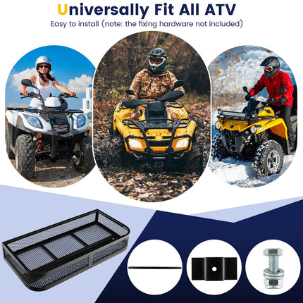 Goplus ATV Front Rack Universal ATV Storage Rack 36.5”L x 17.5”W x 6.5”H