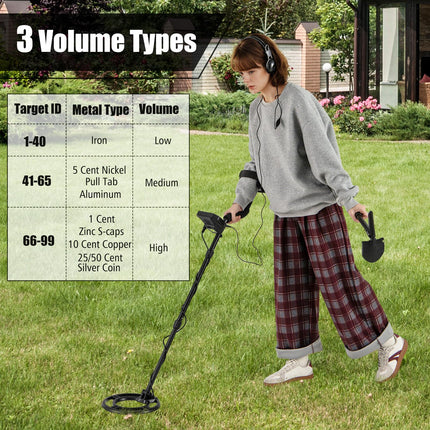 Goplus Metal Detector for Adults Professional Higher Accuracy Gold Detector