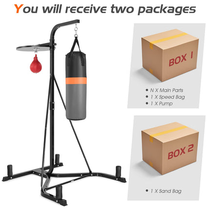 Goplus Boxing Stand for Heavy Bag and Speed Bag - GoplusUS