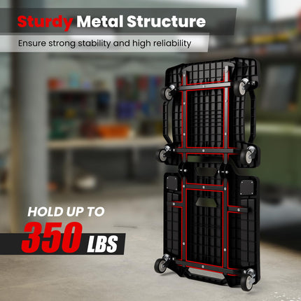 Goplus 43 Inches Mechanic Creeper with Padded Headrest & Tool Trays 350 LBS Max Load