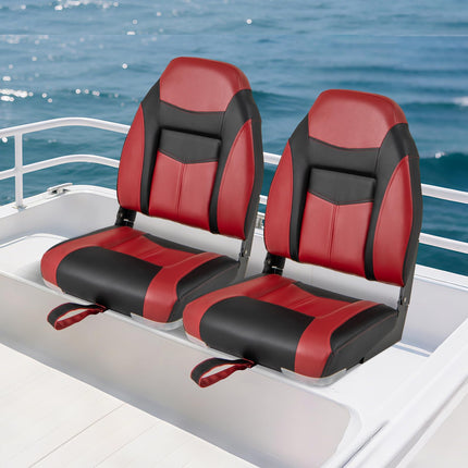 Goplus High Back Boat Seats Waterproof Fishing Captain Boat Seats